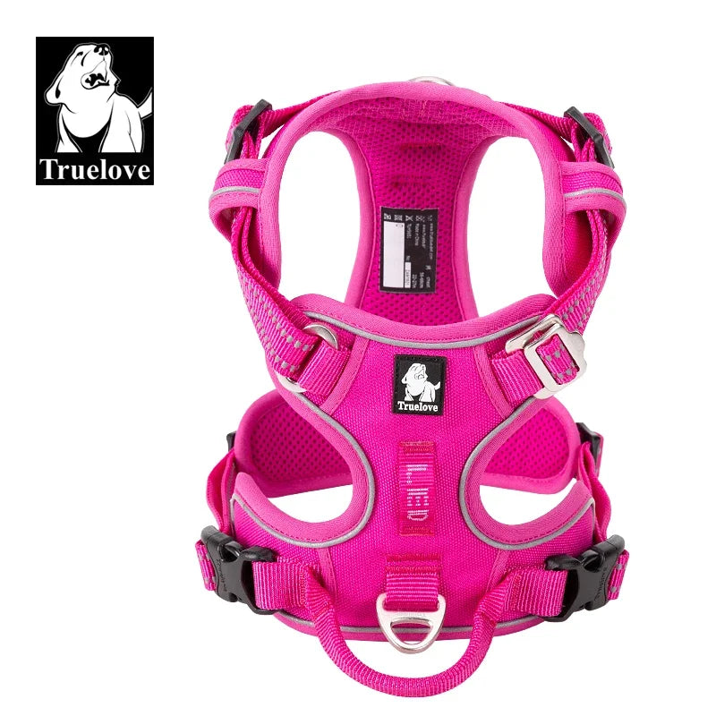 Dog Vest Harness with Reflective Nylon for Medium and Large Dogs.