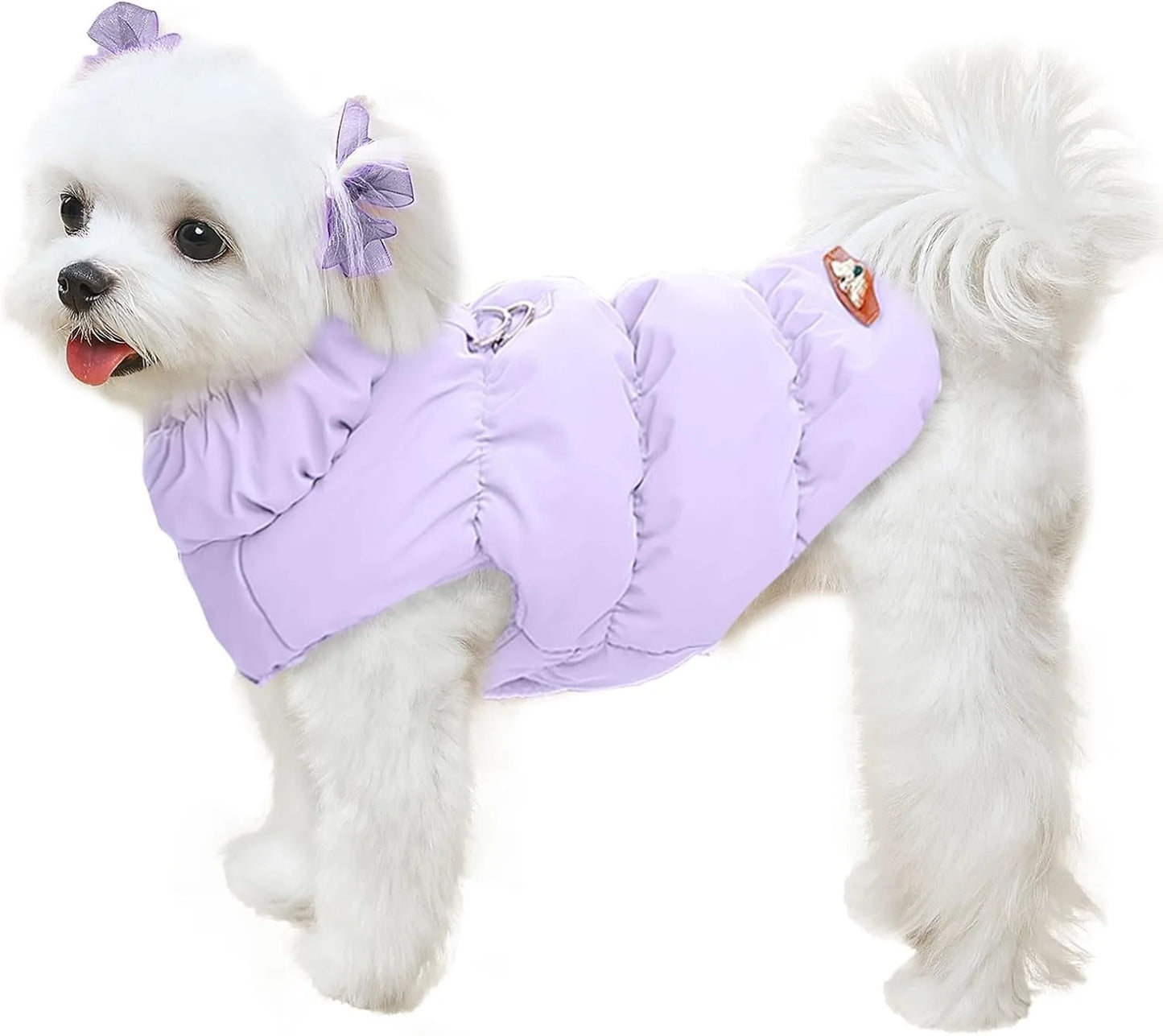 Lightweight Puffer Down Jacket for Small & Medium Dogs.