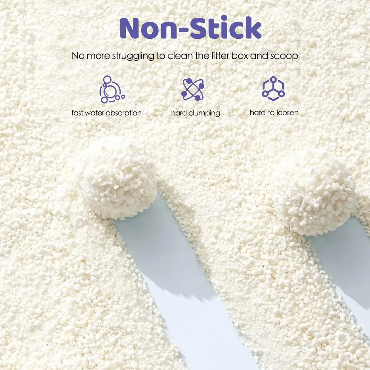 EZSKUUP Non-Stick Cassava Cat Litter.