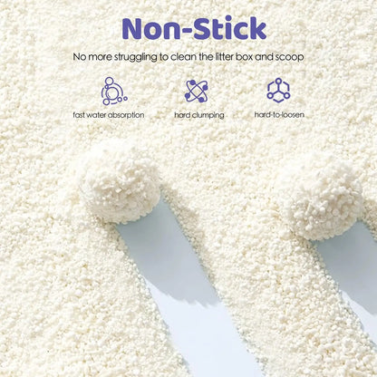 EZSKUUP Non-Stick Cassava Cat Litter.