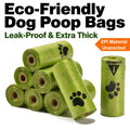 Eco-Friendly Dog Poop Bags Leak-Proof and Extra Thick for Dog Walking Outdoors.
