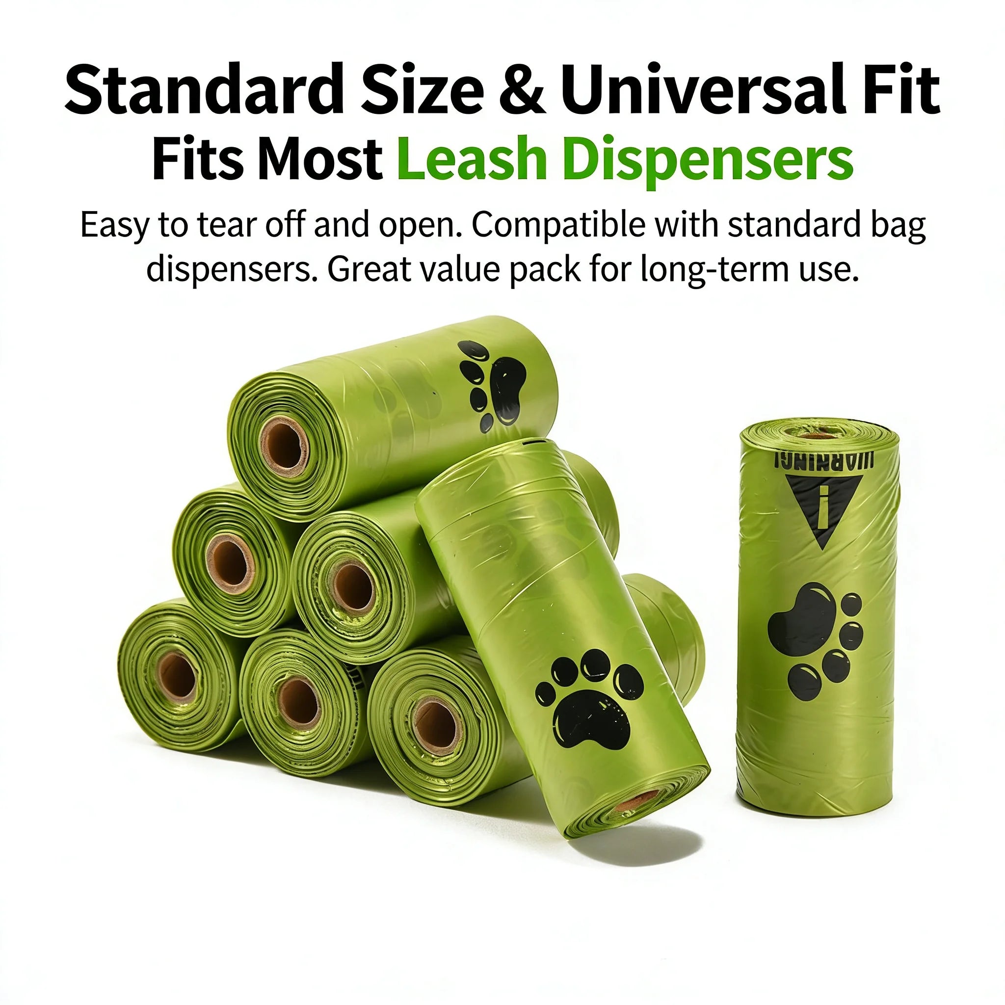 Eco-Friendly Dog Poop Bags Leak-Proof and Extra Thick for Dog Walking Outdoors.