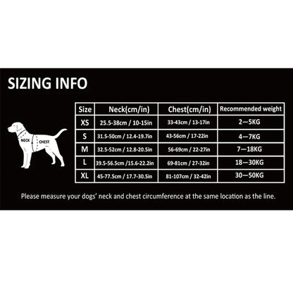 Dog Vest Harness with Reflective Nylon for Medium and Large Dogs.