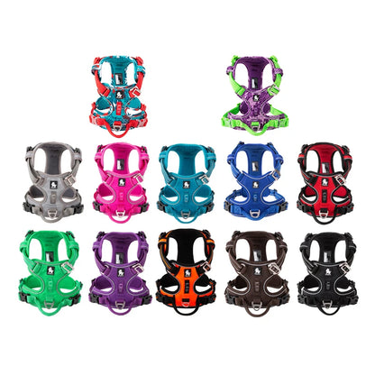Dog Vest Harness with Reflective Nylon for Medium and Large Dogs.