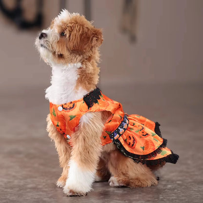 Halloween Dress for Small Dogs; Sizes S - XL.
