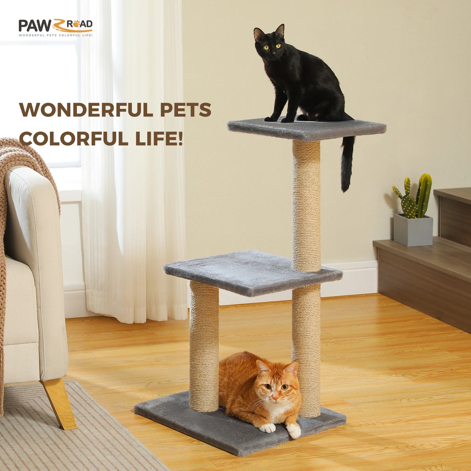 Cat Tree Cat Tower for Indoor Cats;  2 Styles Cat Activity Tree. See Description.