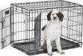 Folding Dog Crate-Large Breeds Heavy-Duty with Divider Panel.