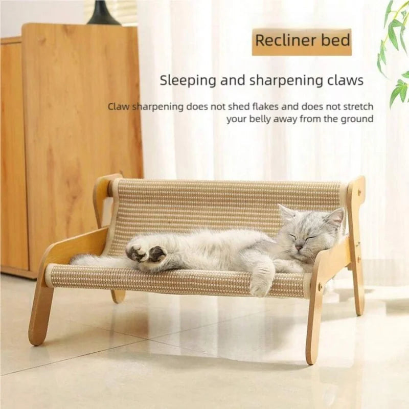 Cat Hammock Sofa, Durable Lint-Free Large Cat Scratching Post.