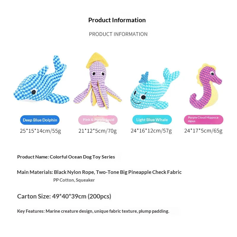 Dog Crinkle Sound Pet Toy - Chew Proof Squeaky;  Teeth Cleaning.