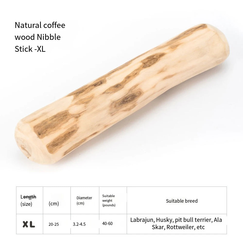 Coffee Wooden Dog Chew Stick.