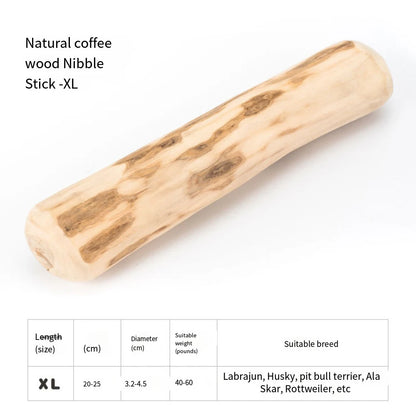 Coffee Wooden Dog Chew Stick.