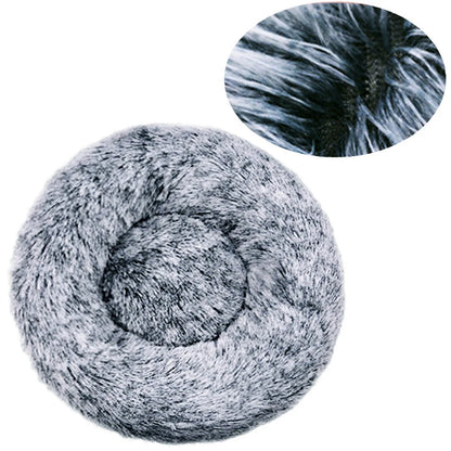 Round Winter Warm Pet Bed.