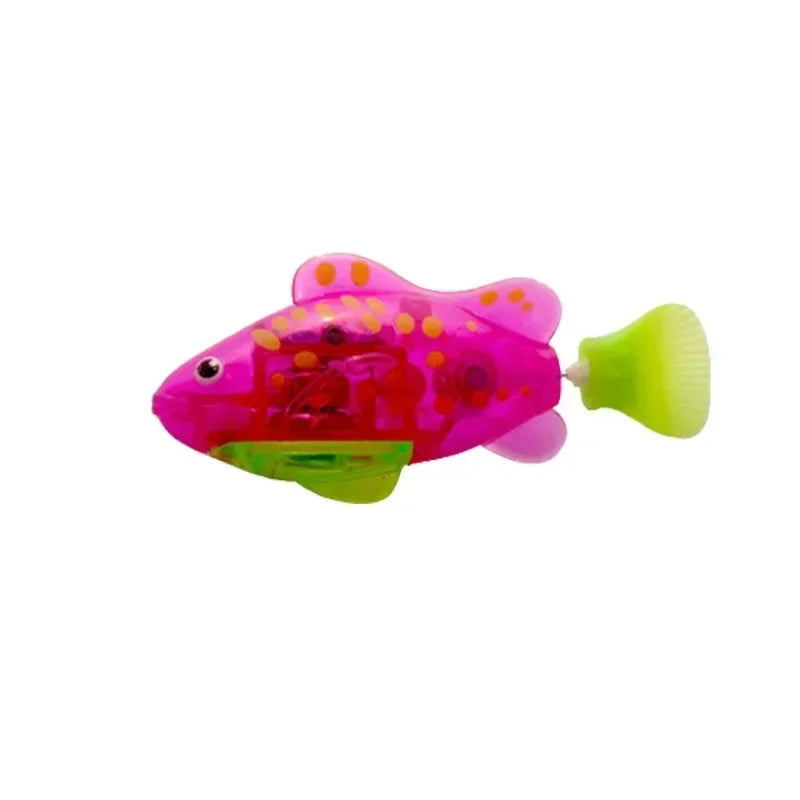 Cat Toy LED Glowing Swimming Robot Fish.