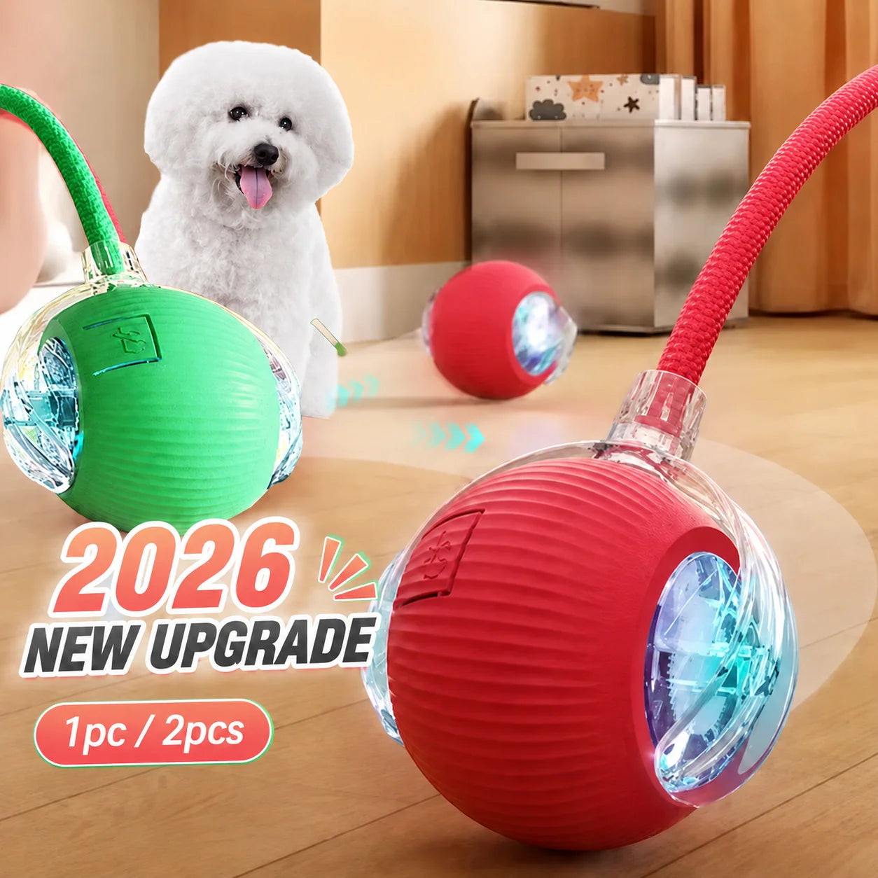 Automatic Rolling Dog Ball Toy.