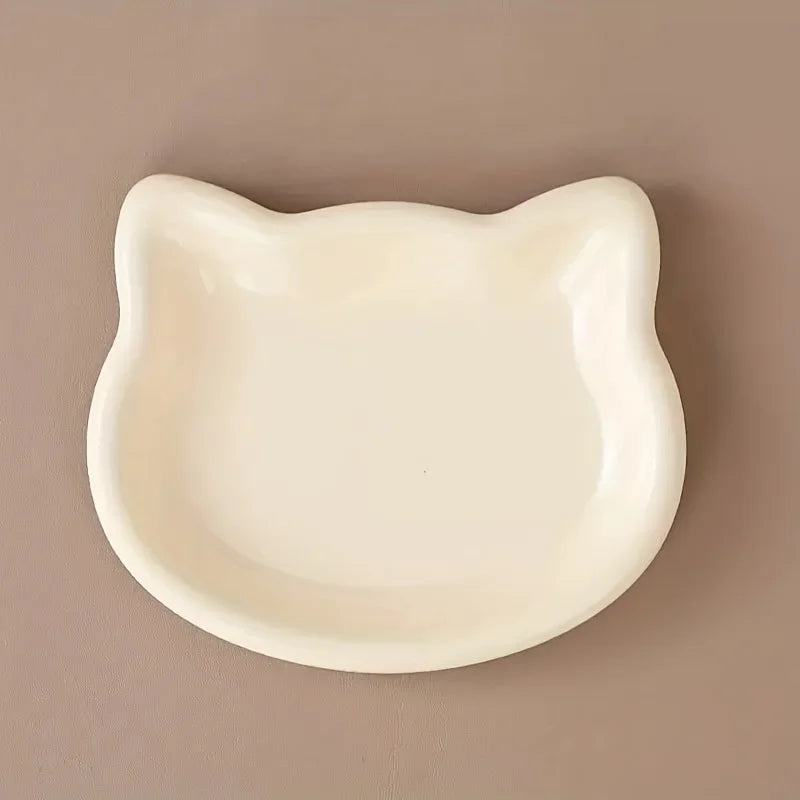4-Color Pet Bowl Cat Food Dish. Home Use Pet Bowl.