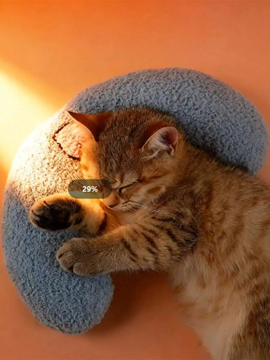 Dog and Cat Sleeping Pillow Fashion Neck Protector and Puppy U-Shaped Kitten Headrest Pillows.