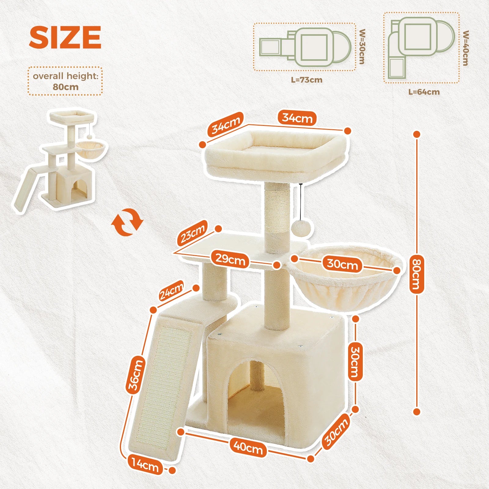 Cat Tree Cat Tower for Indoor Cats;  2 Styles Cat Activity Tree. See Description.