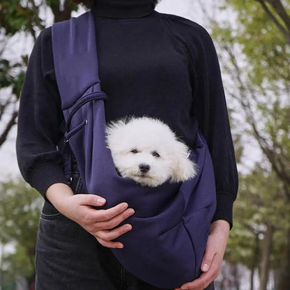 Sling Carrier Reversible Carrying Bag for Cats, Dogs, and Puppies.