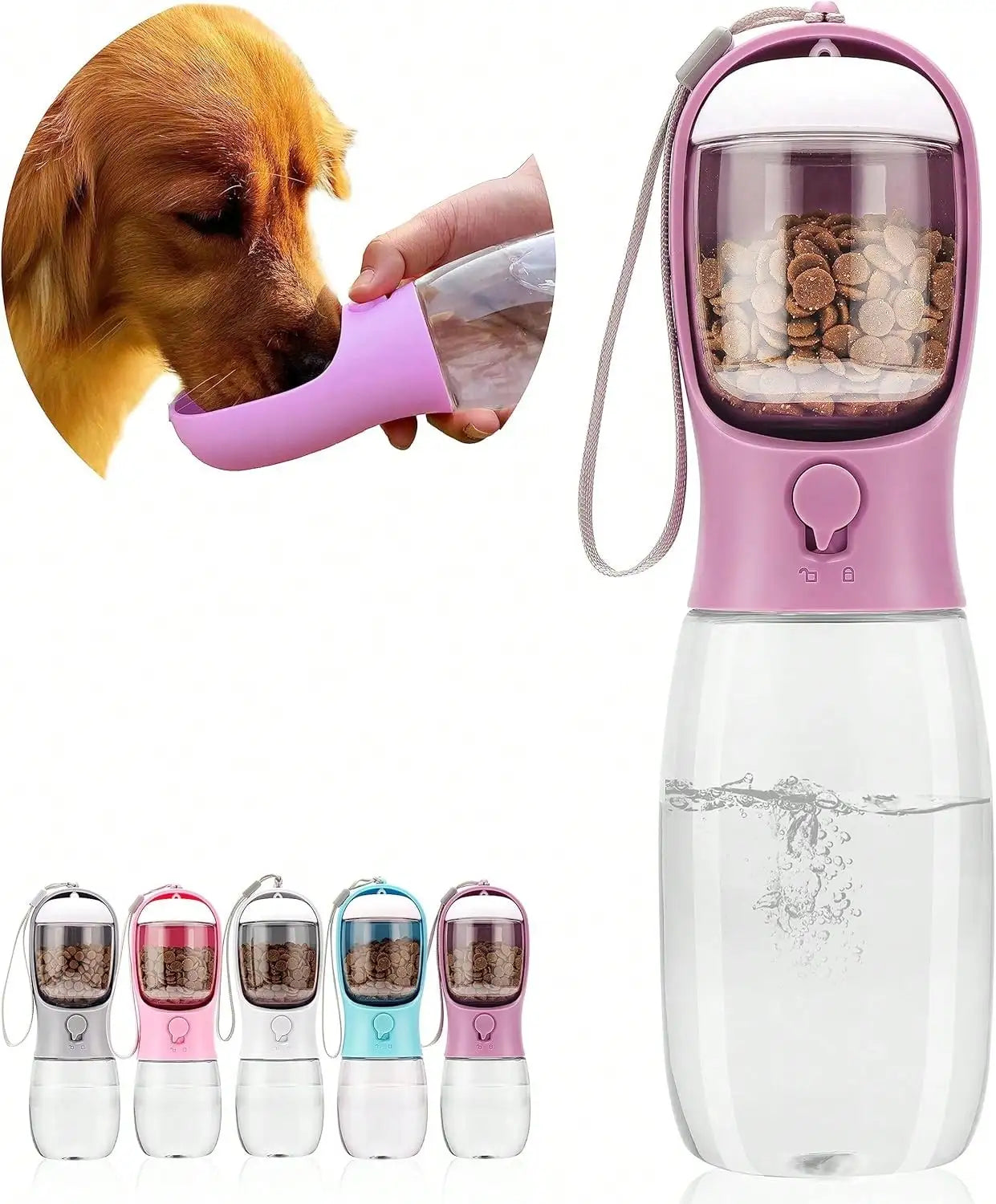Pet Feeding Cup, Leak Proof Portable Pet Water Bottles For Dogs.