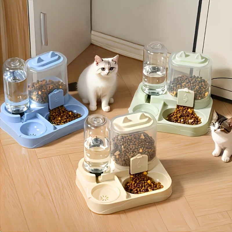 Large Pet Feeder & Water Dispenser,