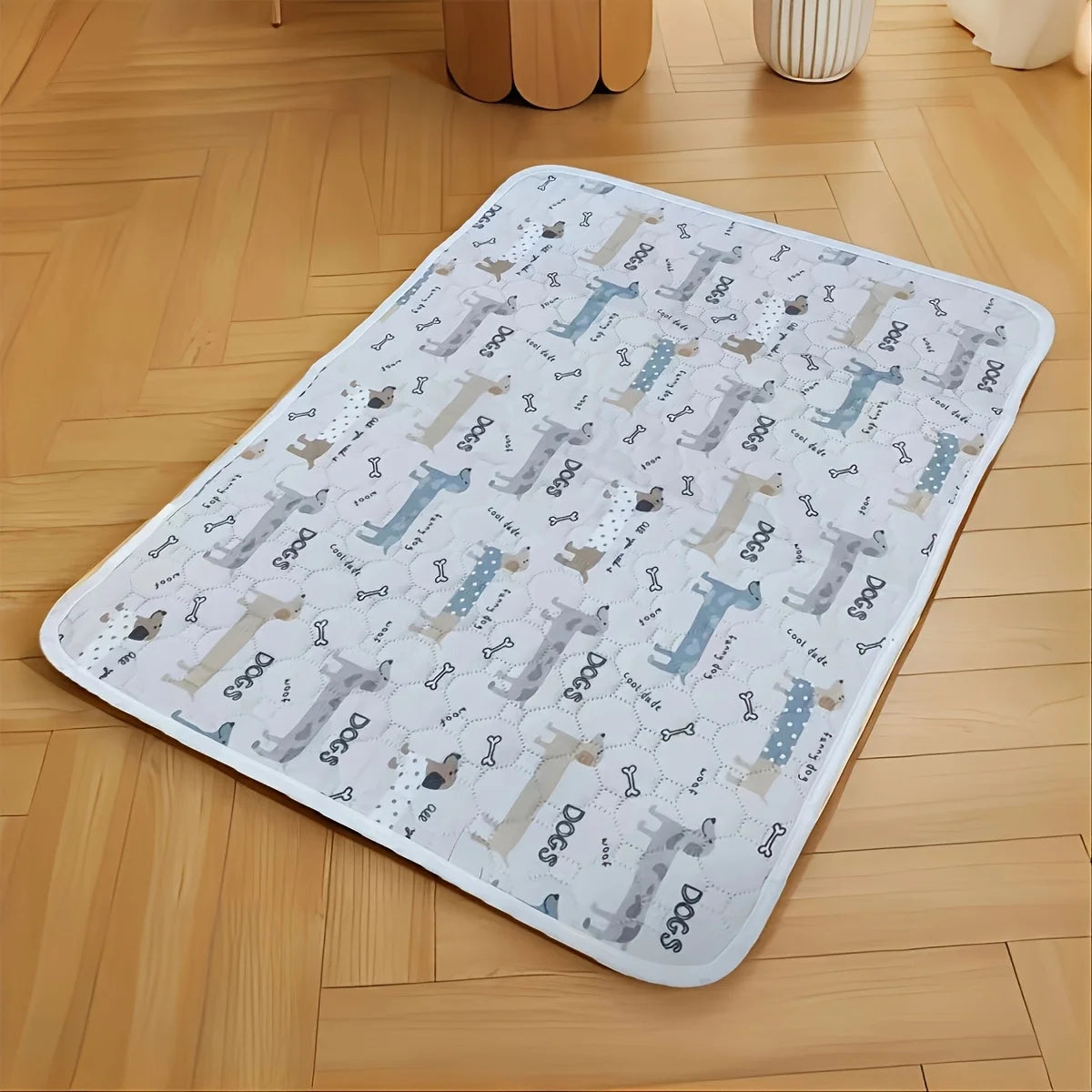 Winter Dog Pee Pad Reusable, Washable Dog Urine Mat.  Waterproof,  Absorbent, Puppy and Cat Training.