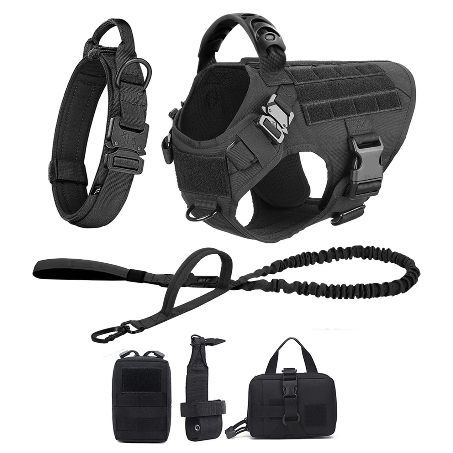 Medium Large Dog Harness And Leash Set.