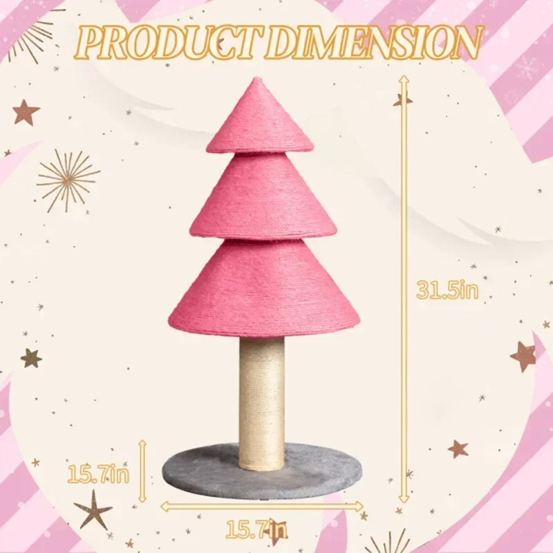 Cat Scratching Post for Indoor Cats XL Heavy Duty Cat Scratching Tree.