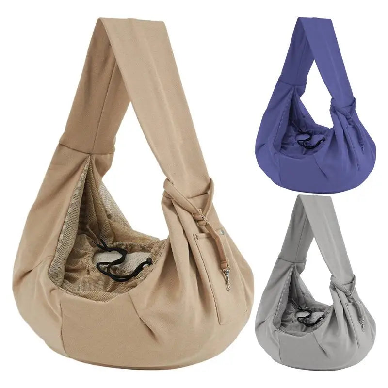 Sling Carrier Reversible Carrying Bag for Cats, Dogs, and Puppies.
