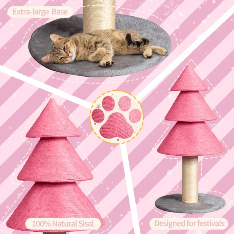 Cat Scratching Post for Indoor Cats XL Heavy Duty Cat Scratching Tree.