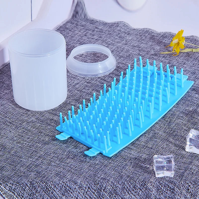 Dog Paw Cleaner Cup Soft Silicone Combs.