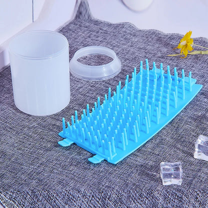 Dog Paw Cleaner Cup Soft Silicone Combs.