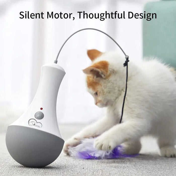 Cat Interactive Automatic Feather Kitten Teaser.
