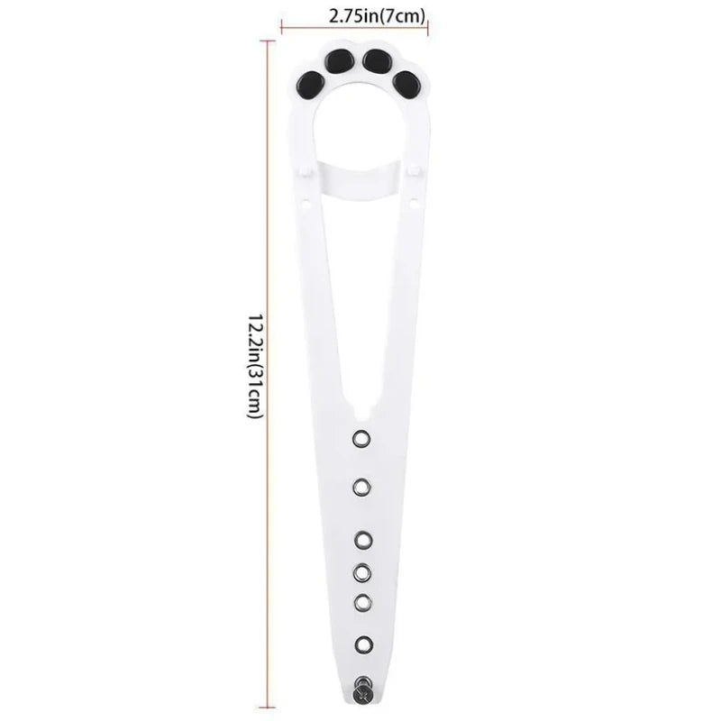 Cat Door Holder,  Latch Adjustable Dog Door Stopper.  Elastic Gate Lock,  Flex Latch Strap Keeps Dog Out From Entering Pet Gate.