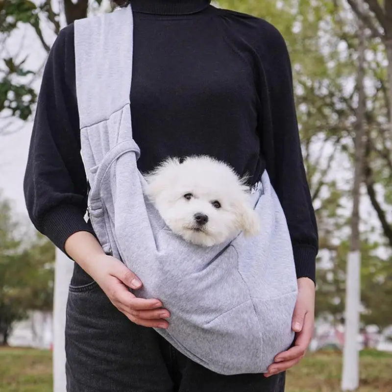 Sling Carrier Reversible Carrying Bag for Cats, Dogs, and Puppies.