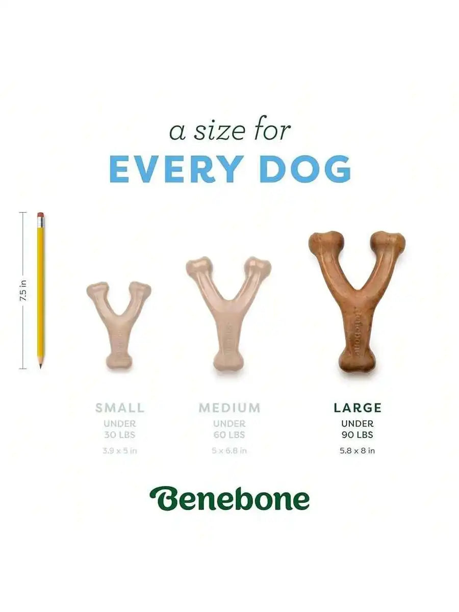 Wishbone Dog Real Duck Flavored Chew Toy For Aggressive Chewers.