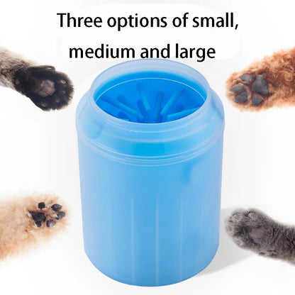 Dog Paw Cleaner Cup Soft Silicone Combs.