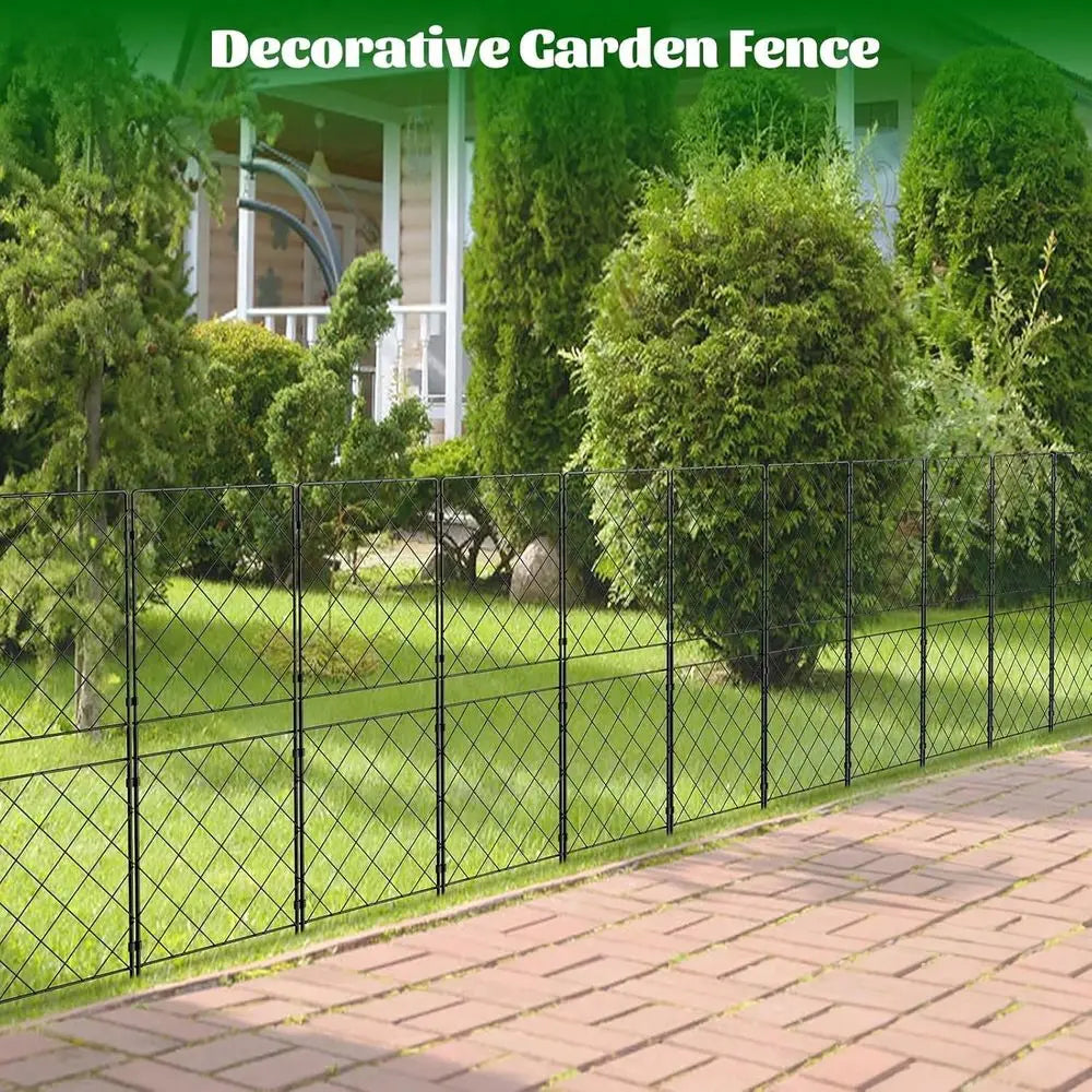 Rustproof Metal Fence, 10 Pack.