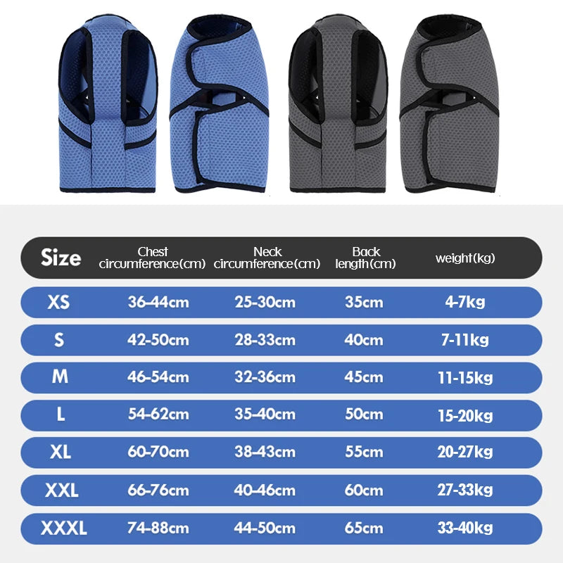 Dog Calming Vest & Shirt, Anxiety Relief Coat & Summer Chest Harness.