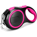 26 Ft Retractable Dog Leash For Medium and Large Dogs Up To 110 lb.  Heavy Duty Nylon Tape With One Button Brake And Lock System For Training and  Running.