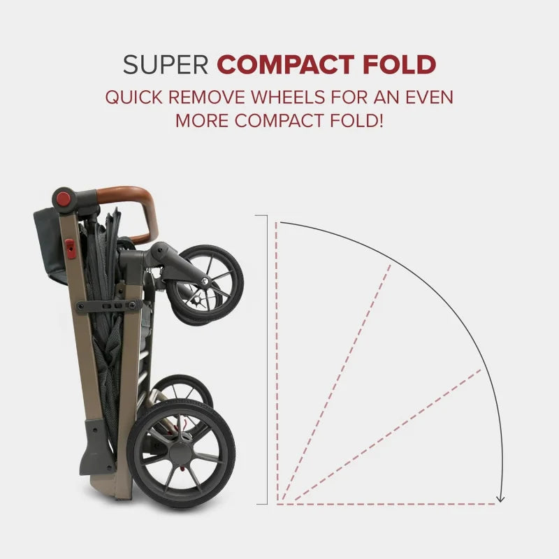 2026 New Pet Foldable Cart - Luxury & Dog Stroller with Large Shopping Basket, Cup Holders, . For Small Dogs or Cats (20 lb.).  Stroller has brakes.