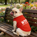Dog Tank Top, featuring a Playful 'Where's the Food' Back Print.