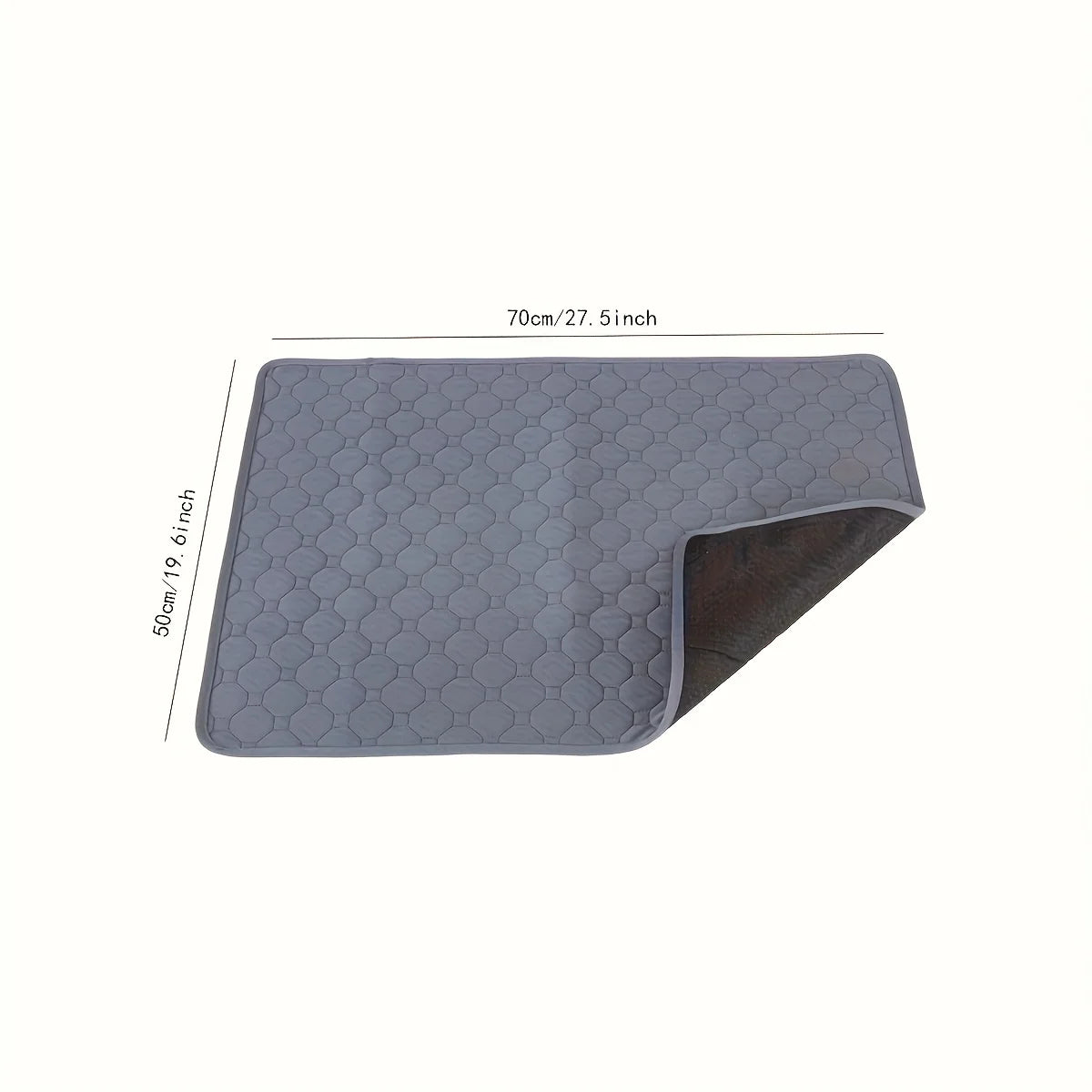 Winter Dog Pee Pad Reusable, Washable Dog Urine Mat.  Waterproof,  Absorbent, Puppy and Cat Training.