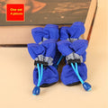 4pcs Water-Resistant Dog Shoes For Small Dogs,  Outdoor rain boots for dogs.