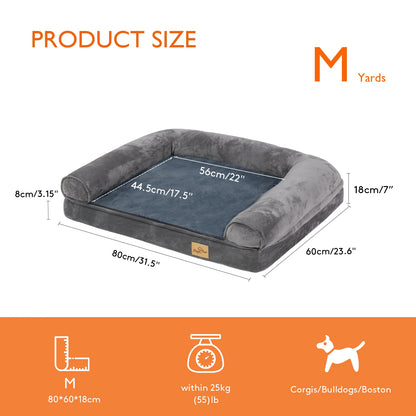 Dog Beds with an Orthopedic Pet Mattress and a Bed Cushion.