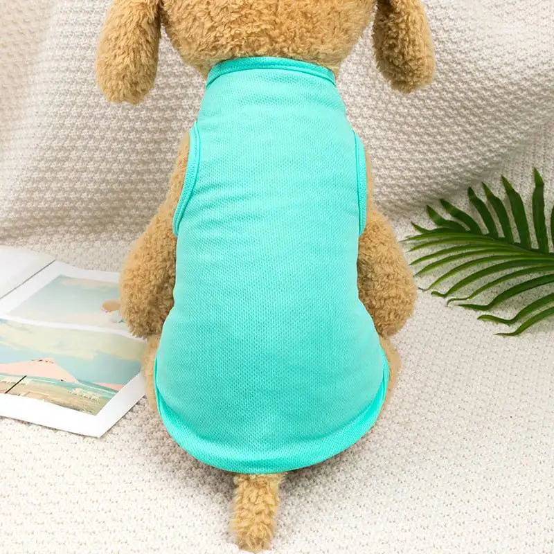 Summer Dog Clothes For Small Dogs Cute Summer Puppy T-Shirt Spring Vests for Small and Medium Dogs and Cats. XS-XXL