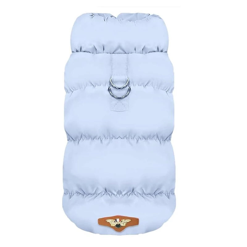 Lightweight Puffer Down Jacket for Small & Medium Dogs.