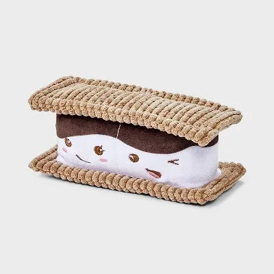 Dog Toy Smore for Chew & Fetch Play.