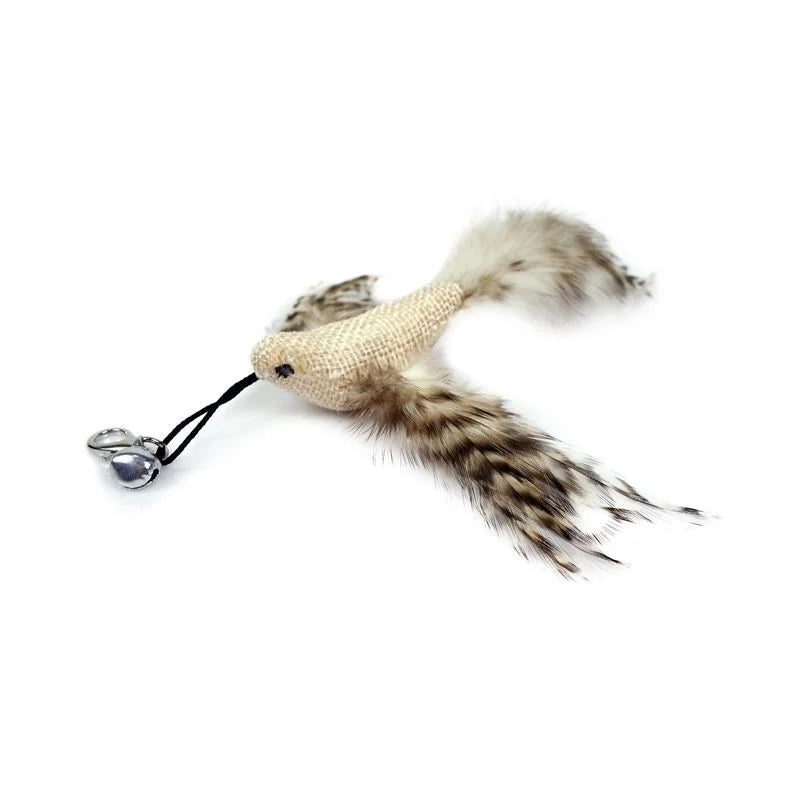 Cat Wand with Bell, Powerful Suction Cup, Interactive Toys for Cats and Kittens.