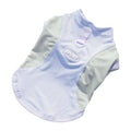 Breathable Cooling Dog T-Shirt with Ice Silk Material for Cats and Puppies - Lightweight and Soft Pet Tank Tops in Contrast.