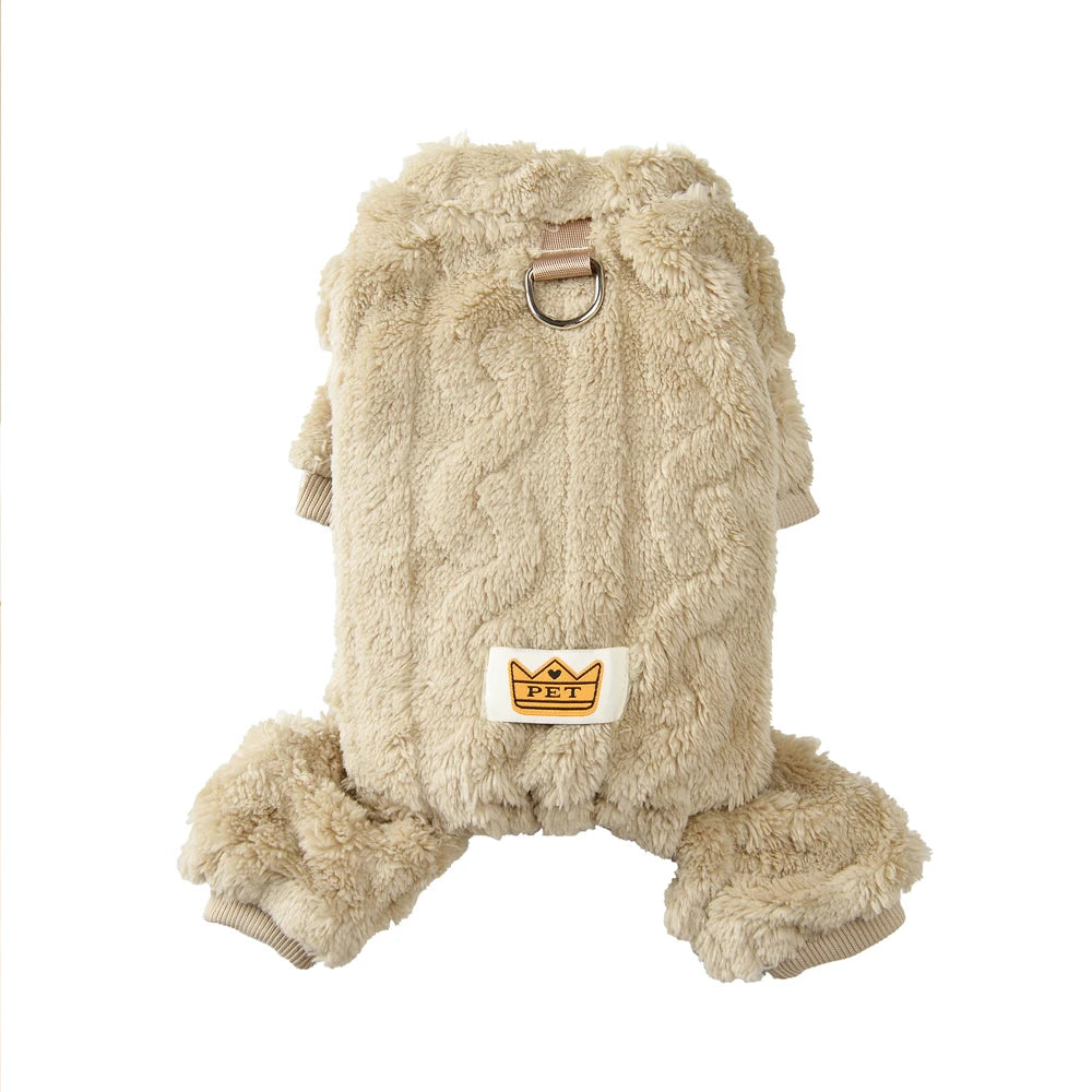 Winter Puppy Jumpsuits For Small Medium Dogs and Cats